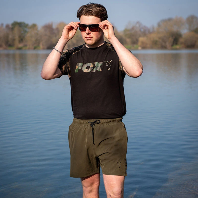 Fox Collection Green LW Swim Shorts